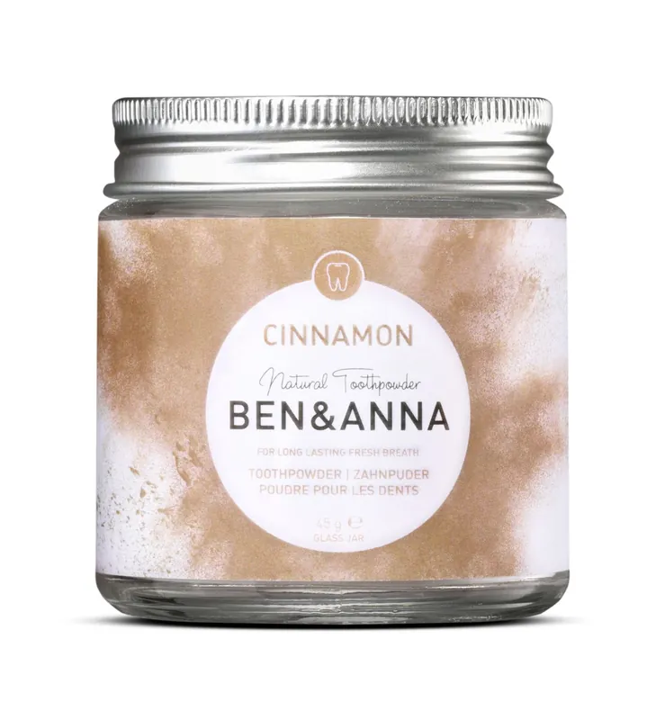 Ben&Anna Natural Care Natural Toothpowder Cinnamon im Glastiegel 45g Schneller Versand
