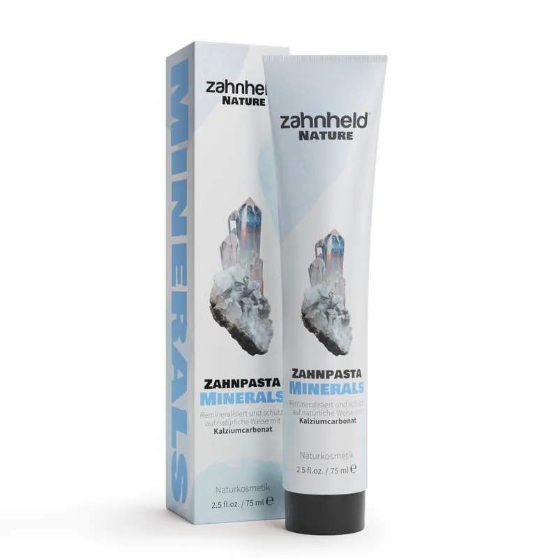 zahnheld Zahnpasta MINERALS – Remineralisiert und schützt deine Zähne 12 x 75ml Direktkauf