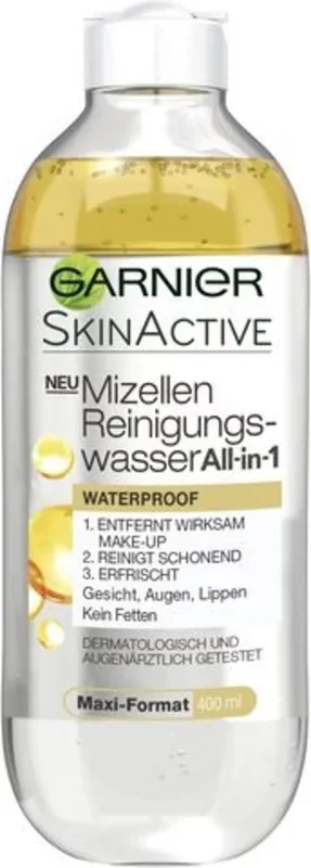 Handgefertigt SkinActive Mizellen Reinigungswasser All-in-1 Waterproof