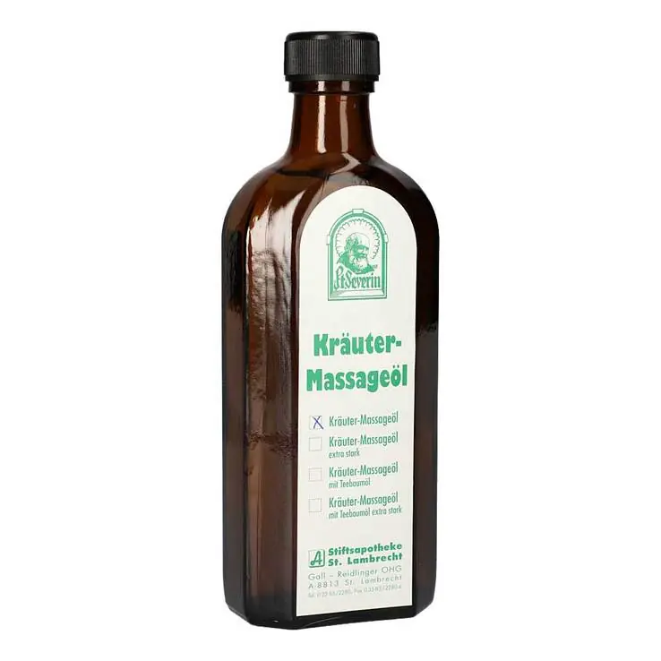 Exklusiv Sankt Severin Kräutermassageöl, 250 ml