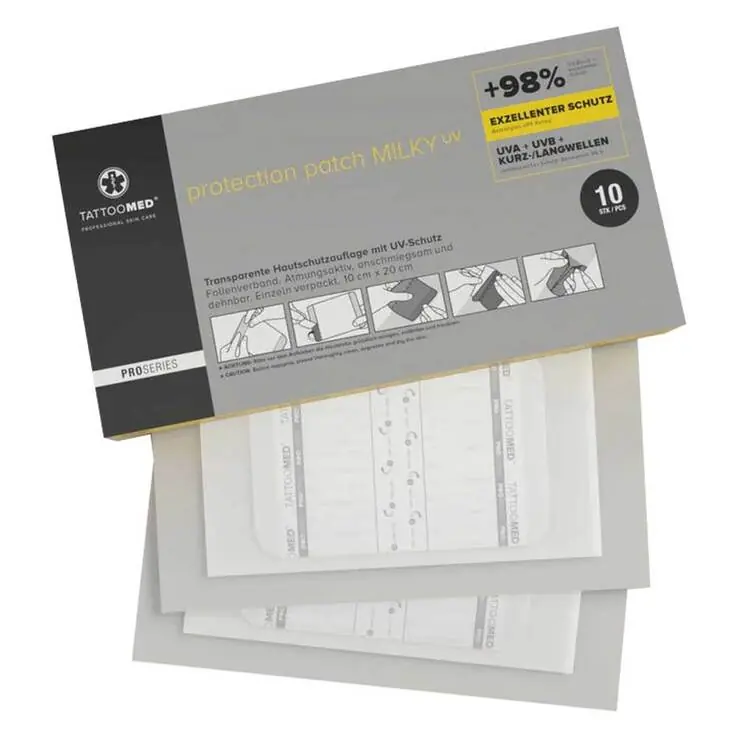 TATTOOMED® protection patch MILKY UV, 10 St Neuheit