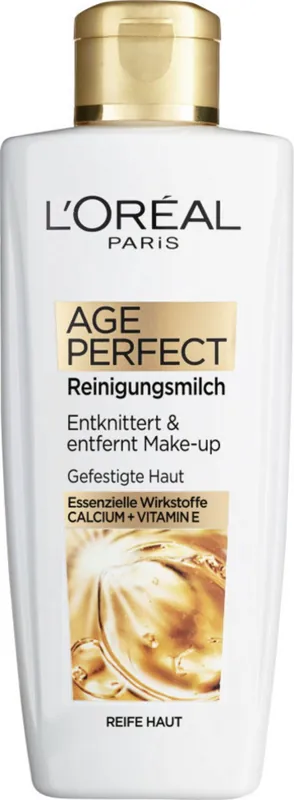 Handgefertigt Age Perfect Reinigungsmilch
