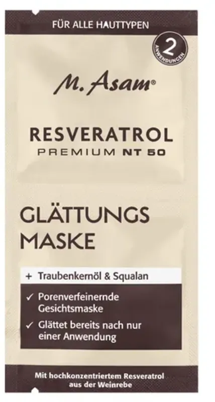 Limited Edition RESVERATROL PREMIUM NT50 Gl\\u00e4ttungsmaske