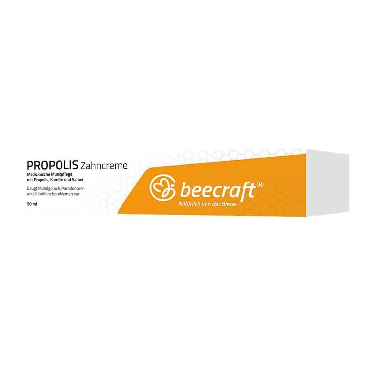 Beecraft Propolis Zahncreme, 50 ml Kostenfreie Lieferung