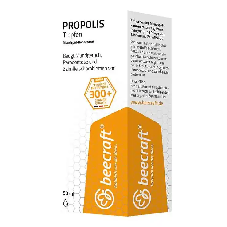 Begrenztes Angebot Beecraft Propolis Tropfen Mundspül-Konzentrat, 50 ml
