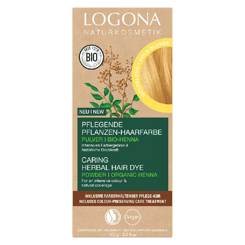 Letzte Chance Pflanzen-Haarfarbe Pulver Goldblond