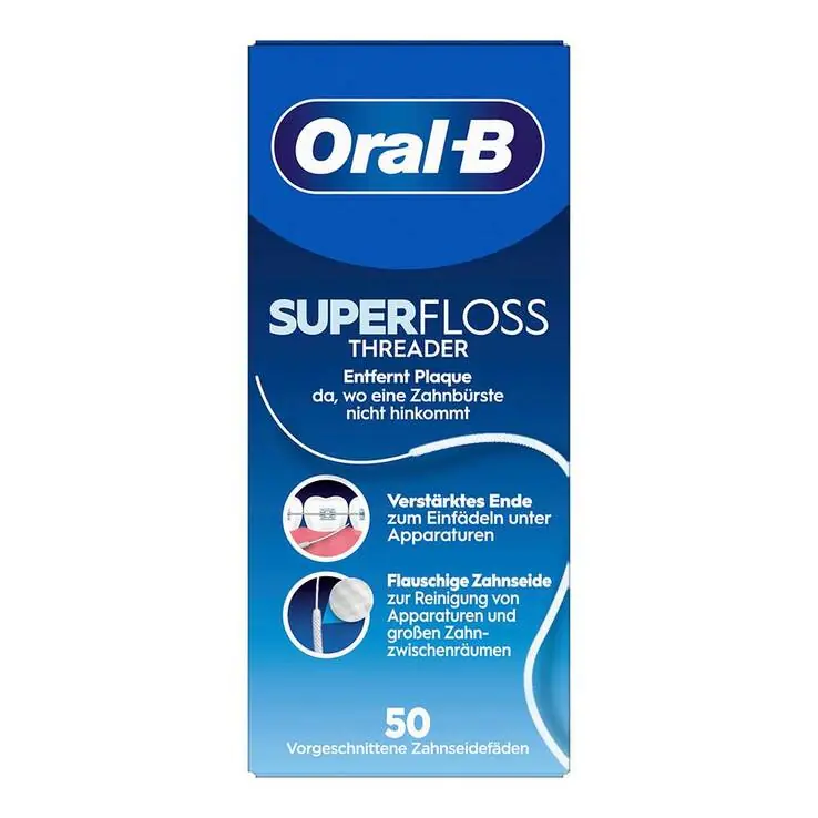 Oral-B Zahnseide Superfloss Threader, 50 St Original