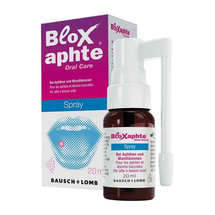 Schnäppchen BloXaphte® Oral Care Mundspray bei Aphthen und Verletzungen im Mund, 20 ml