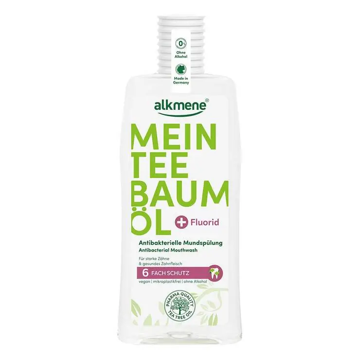Alkmene Mein Teebaumöl antibakterielle Mundspülung, 500 ml Jetzt Zugreifen