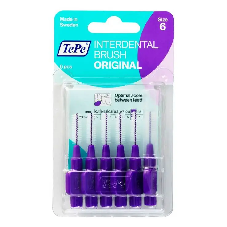 Großhandel Tepe Interdentalbürste 1,1mm lila, 6 St