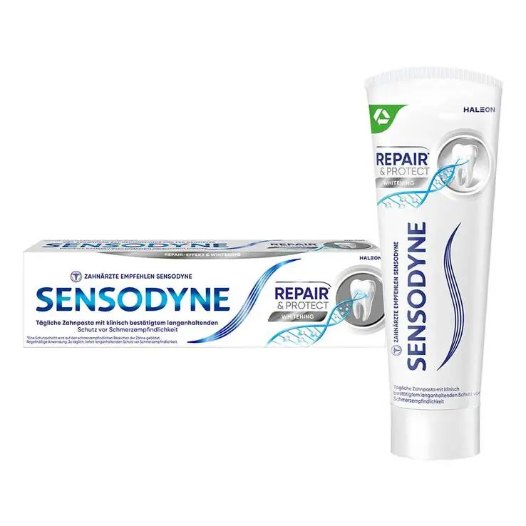 Sensodyne Repair & Protect whitening Zahnpasta, 75 ml Nur Für Kurze Zeit