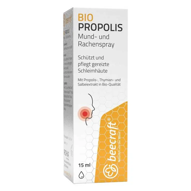 Beecraft Propolis Mund- und Rachenspray, 15 ml Jetzt Zugreifen