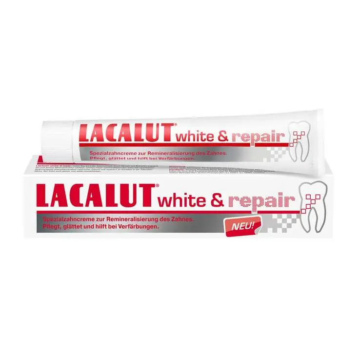 Lacalut white & repair Zahncreme, 75 ml Preisknaller