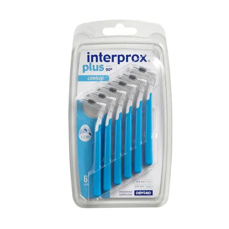 Interprox plus conical blau Interdentalbürste, 6 St Kostenfreie Lieferung