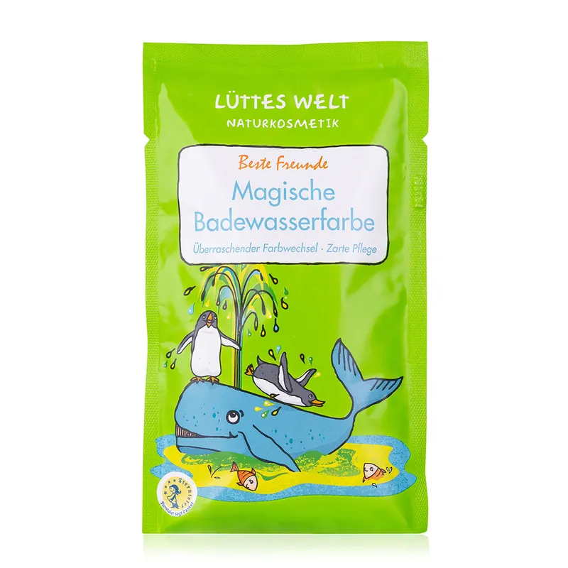 Lüttes Welt Naturkosmetik Magische Badewasserfarbe „Beste Freunde“, 1 Stück Im Trend