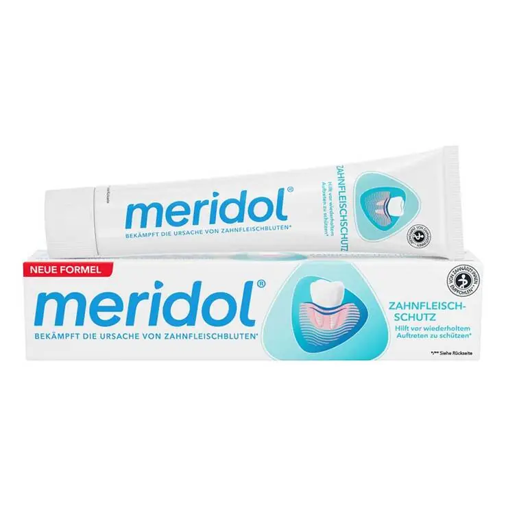 Meridol Zahnpasta mit Faltschachtel, 75 ml Premium