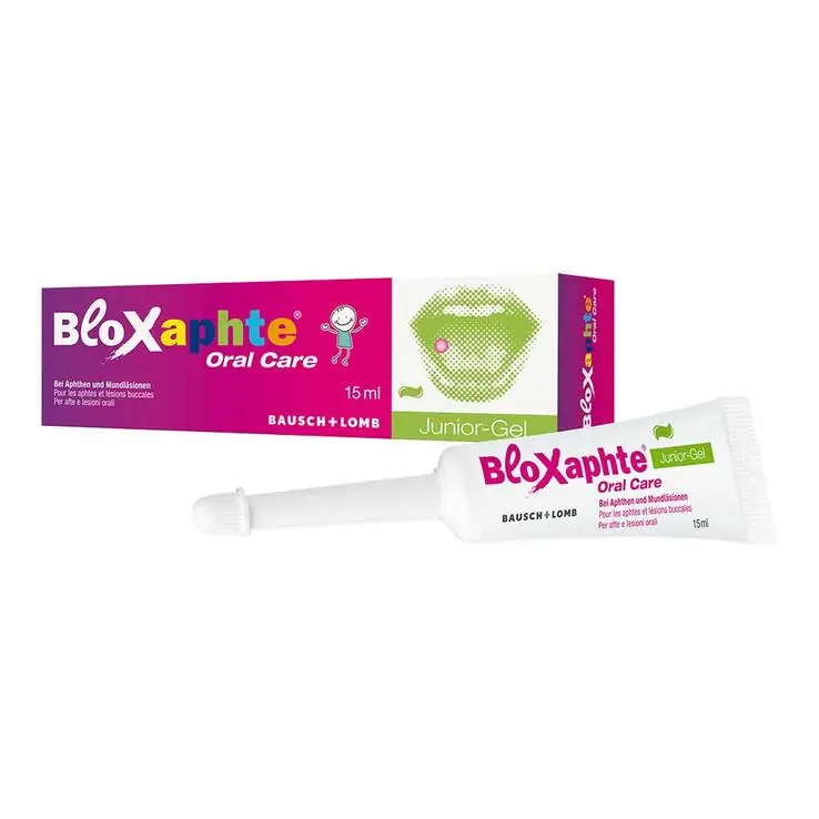 BloXaphte® Oral Care Junior-Gel bei Verletzungen im Mund, für Kinder, 15 ml Original