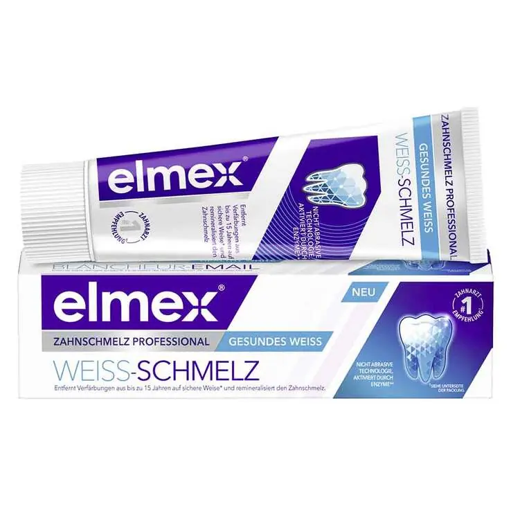 Neu Im Sortiment Elmex Zahnschmelz Prof. + gesundes weiß Zahnpasta, 75 ml