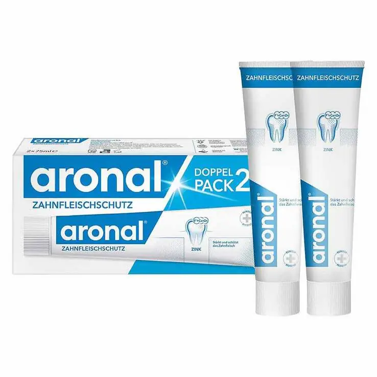 Abverkauf Aronal Zahnfleischschutz Zahnpasta Doppelpack, 2X75 ml