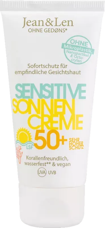 Sensitive Sonnencreme Gesicht LSF 50+ Handgefertigt