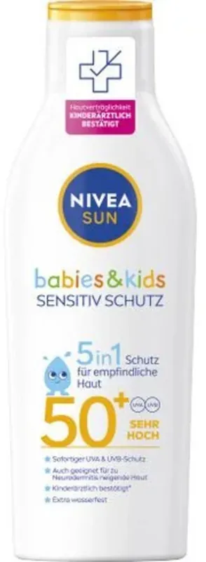 Meistverkauft SUN Kids Sensitiv Schutz & Pflege Sonnenmilch LSF 50+