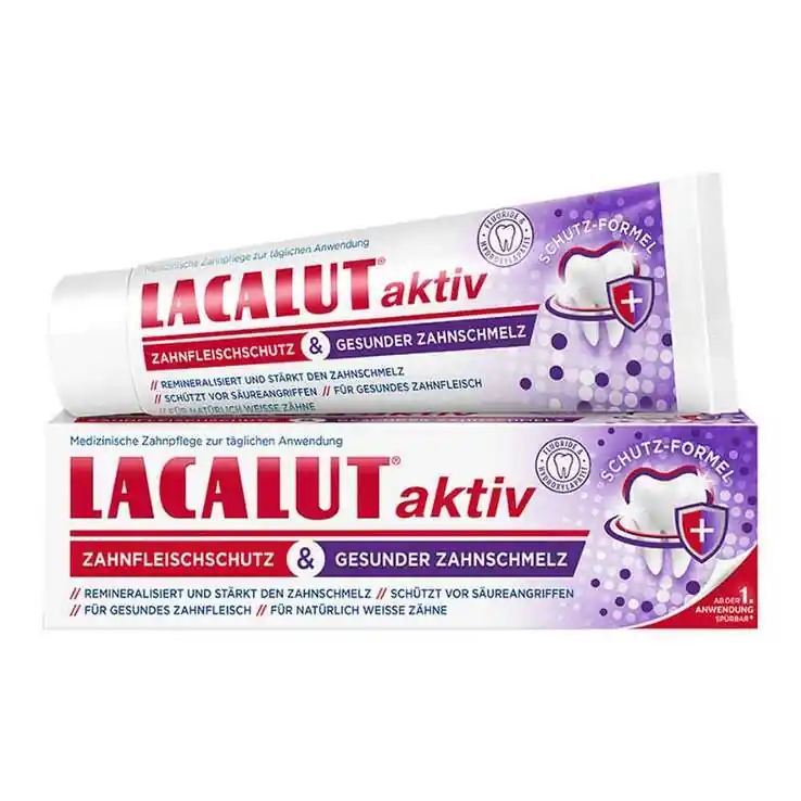 Lacalut aktiv Zahnfleischschutz & ges.Zahnschmelz, 75 ml Mengenrabatt