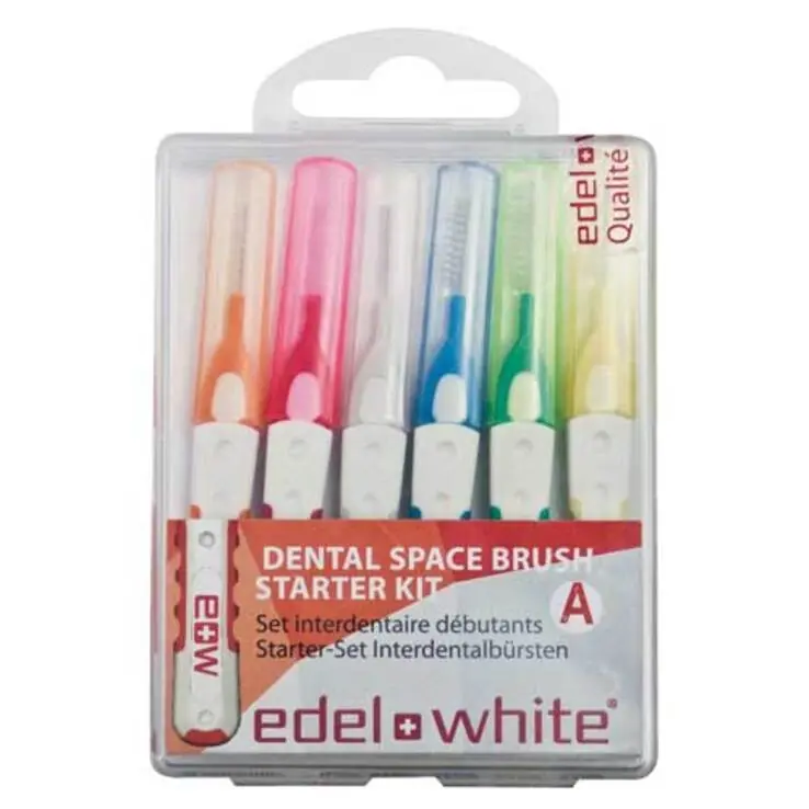 Edelwhite pro Interdentalbürste Start.Kit gem.Größe, 6 St Schnäppchen