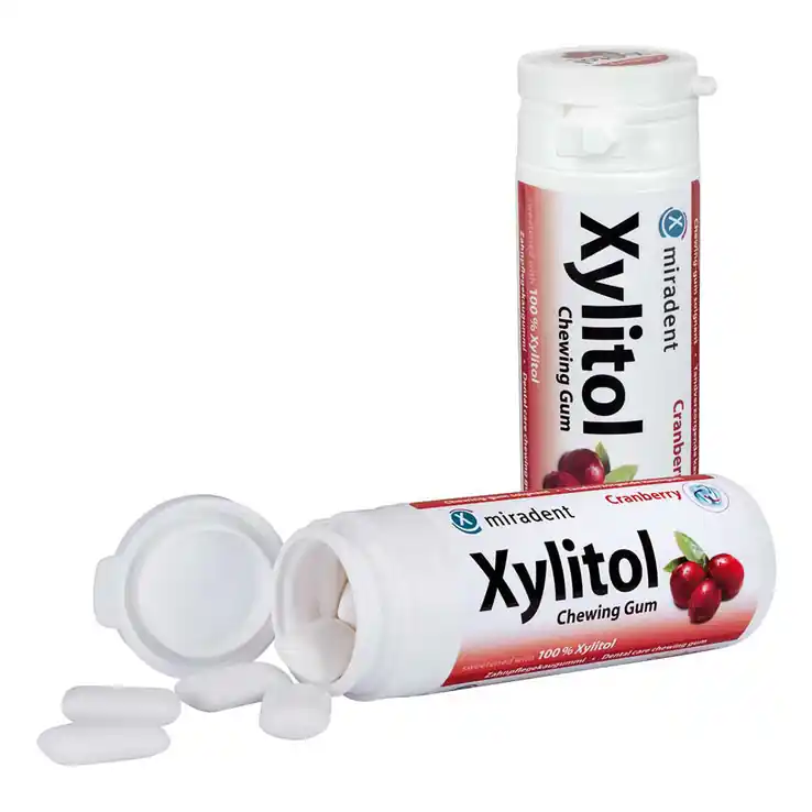 Jetzt Zugreifen Miradent Zahnpflegekaugummi Xylitol Cranberry, 30 St