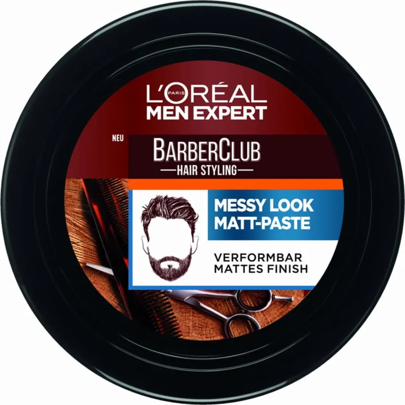 MEN EXPERT BARBER CLUB Messy Look Matt Paste Letzte Chance