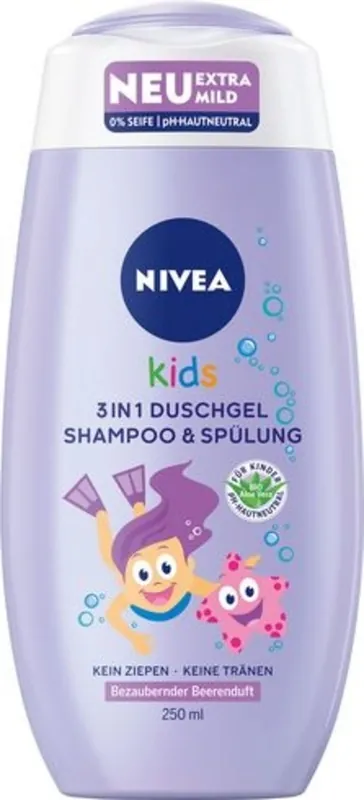 Großhandel Kids 3in1 Duschgel, Shampoo & Sp\\u00fclung Beerenduft