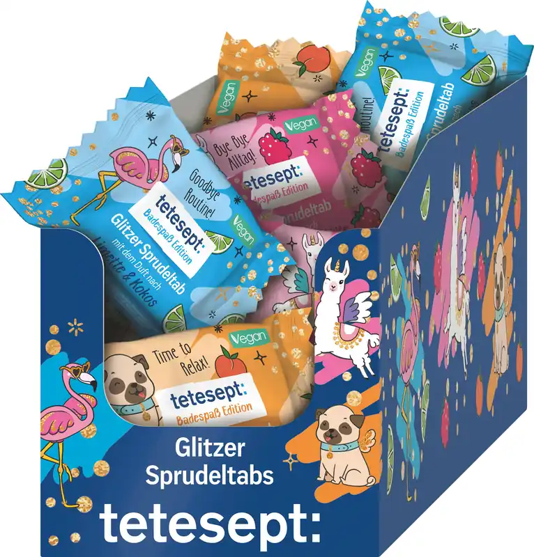 Neu Im Sortiment Badespa\\u00df Edition Glitzer Sprudeltab