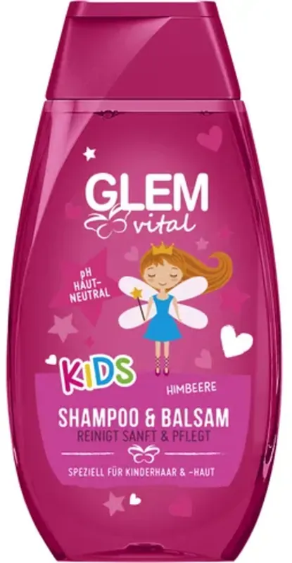 Hochwertig GLEM vital Kids Shampoo & Balsam Himbeere
