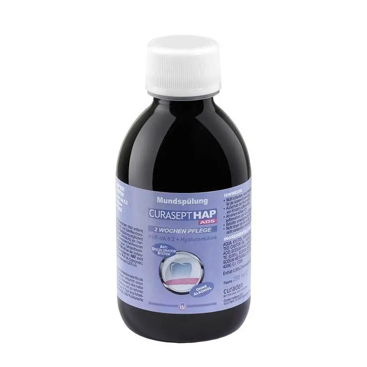 Curasept HAP020 Pvp-VA 0,20 + Hyaluron Mundspülung, 200 ml Neu