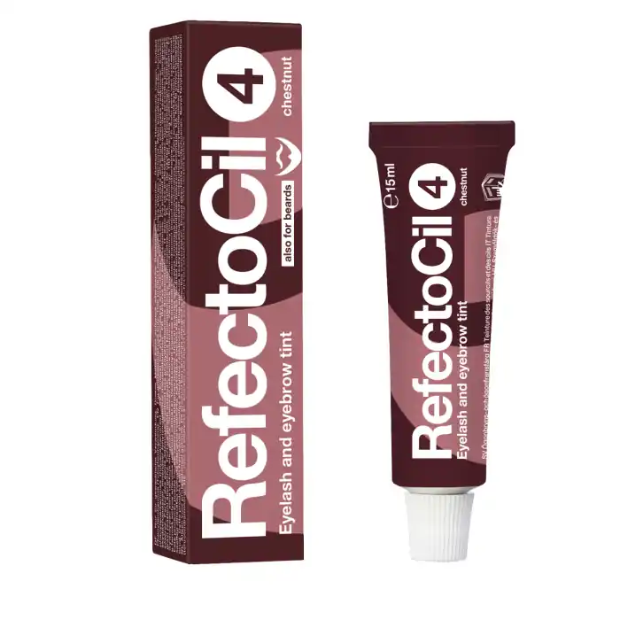 Premium Refectocil Eyelash And Eyebrow Tint 4 Chestnut 15 Ml