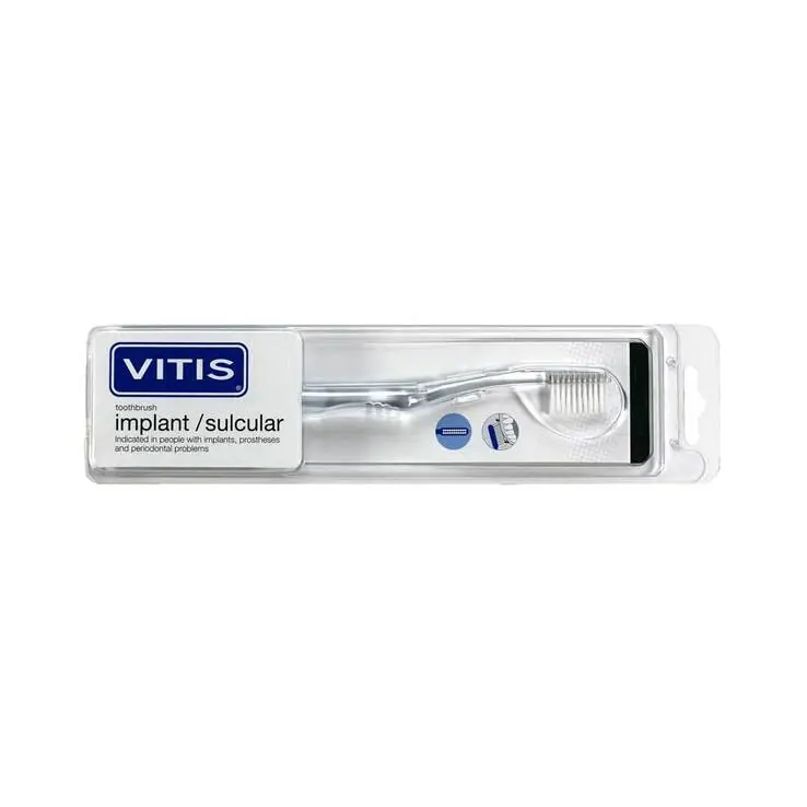 Weltweiter Versand Vitis implant sulcus / sulcular Zahnbürste, 1 St