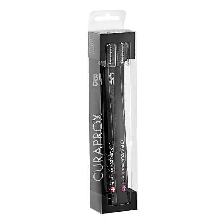 Jetzt Zugreifen Black IS White Zahnbürsten Set black / black, 2 St