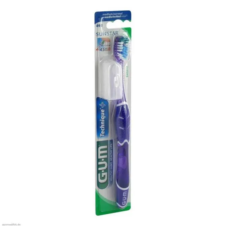 Kostenloser Rückversand GUM Technique kompakt medium Zahnbürste, 1 St