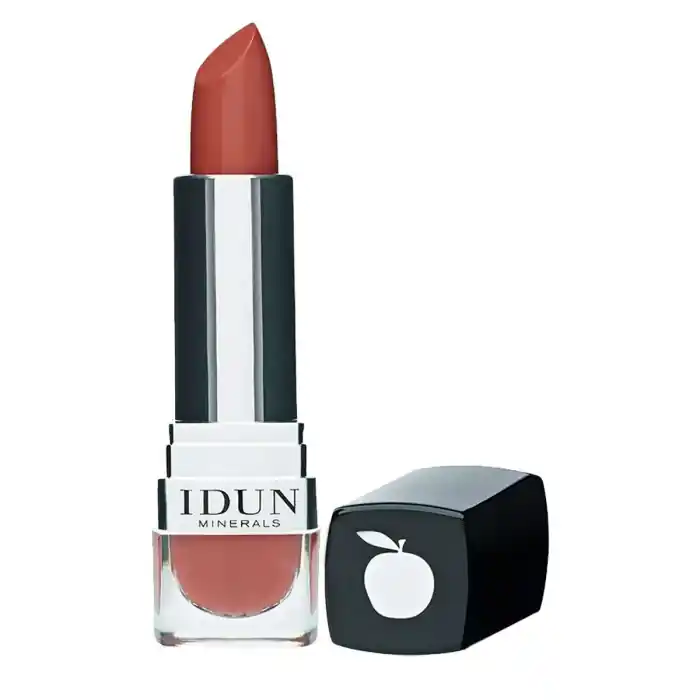 Idun Minerals Matte Lipstick - Jungfrubar - Warm Rose Red Günstig