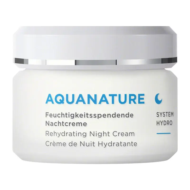 AQUANATURE, Feuchtigkeitsspendende Nachtcreme, 50ml Billig