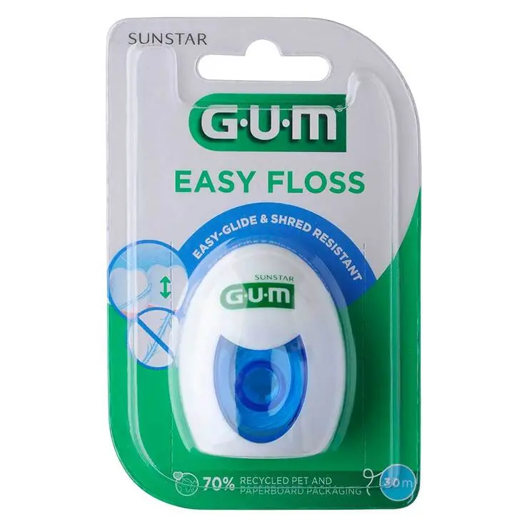 GUM Easy Floss Zahnseide gewach.30 m Ptfe Zahnband, 1 St Expressversand