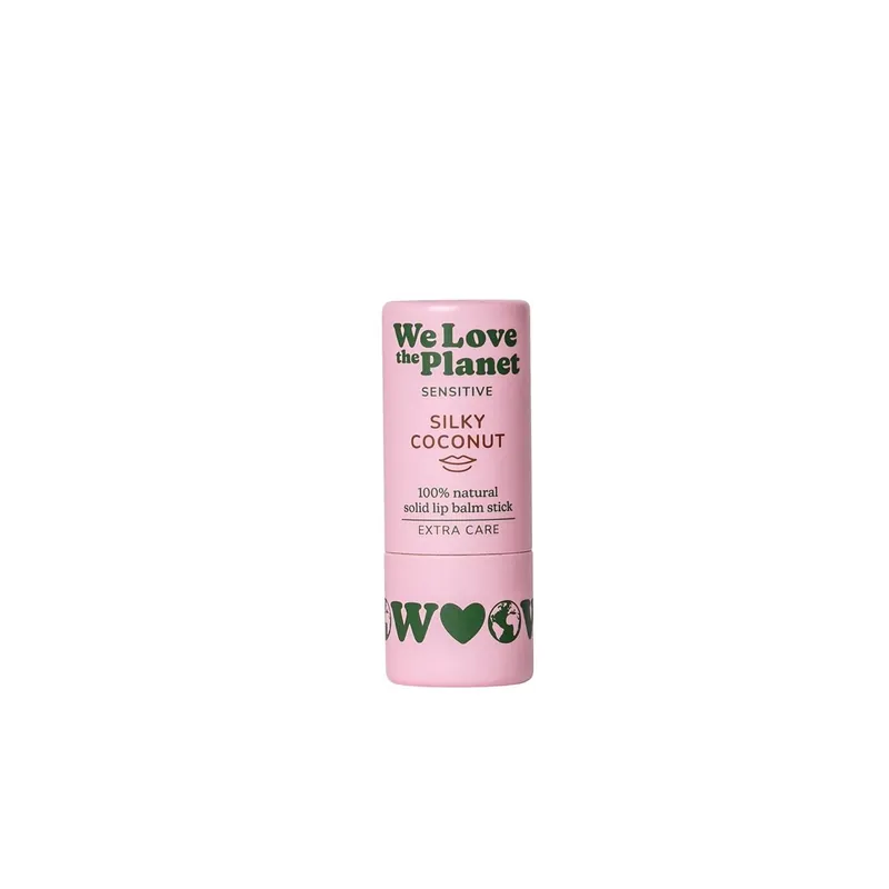 Wochenendangebot We Love The Planet – 100% Natürlicher Lipbalm – Silky Coconut (Sensitive) 12 x 4,9g