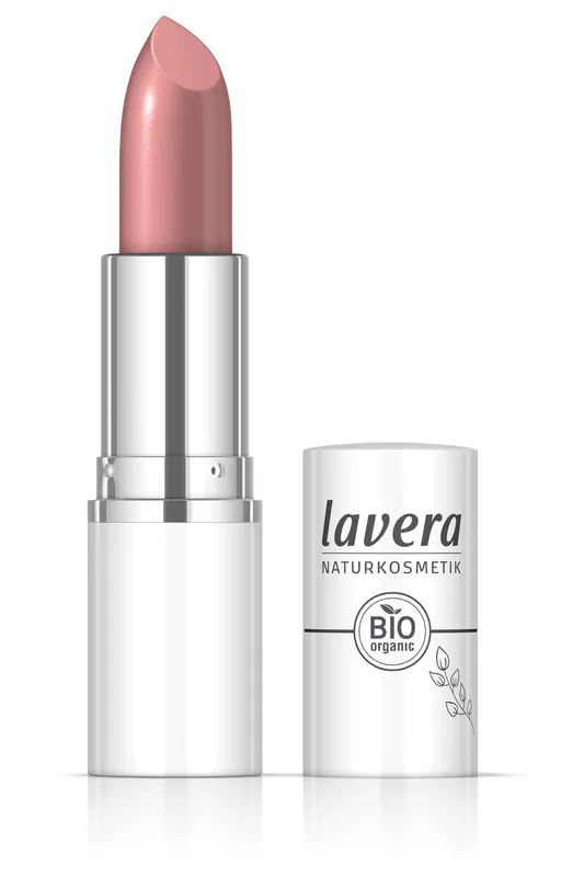 Original lavera Cream Glow Lipstick -Retro Rose 02- 3 x 1 Stück