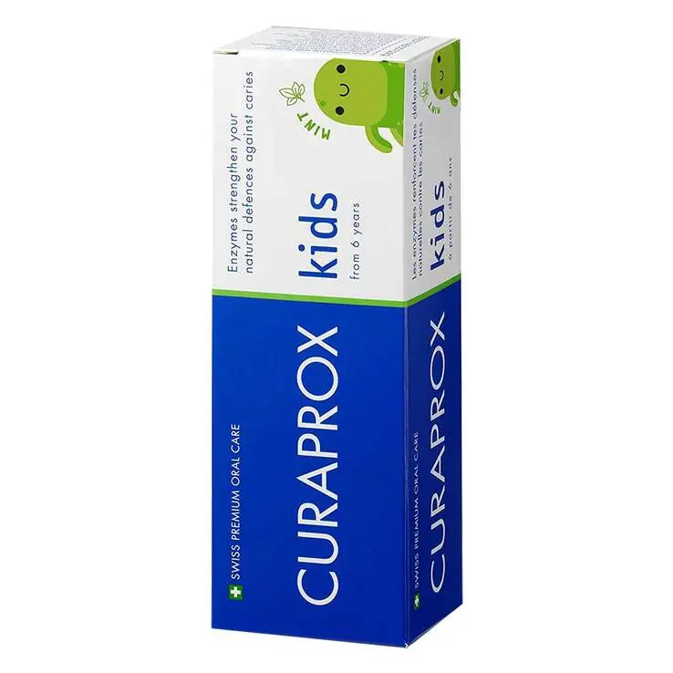 Angebot Curaprox kids Zahnpasta Minze ab 6 Jahre 1450ppm, 60 ml
