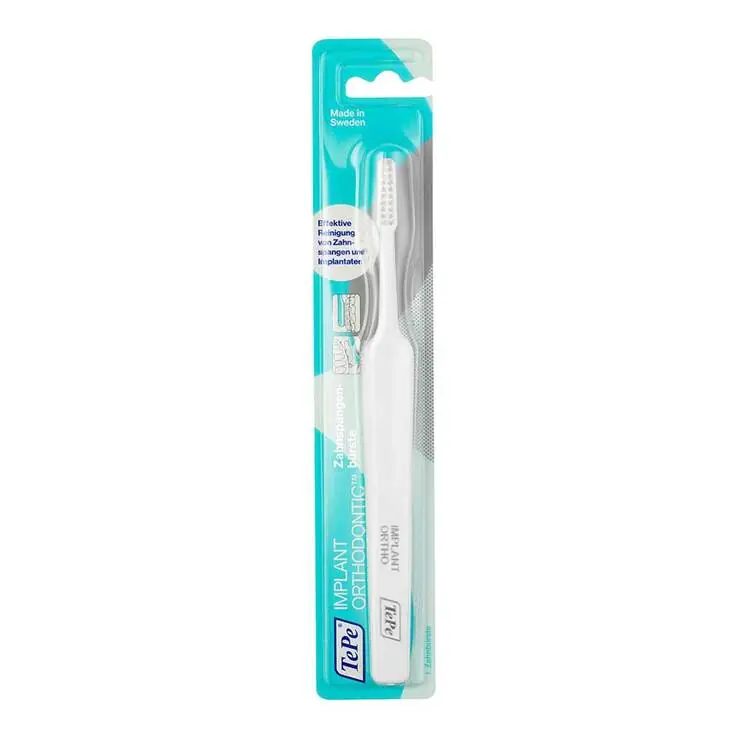 Weltweiter Versand Tepe Implant / Orthodontic Zahnspangenbürste, 1 St