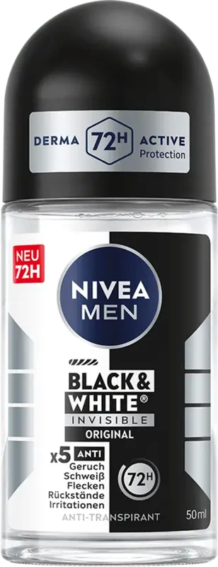 Zertifiziert MEN Deo Roll-On Invisible for Black & White Original