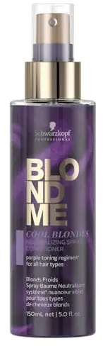 Schwarzkopf BlondMe Cool Blondes Neutralizing Spray Conditioner 150ml SALE Gratis Versand