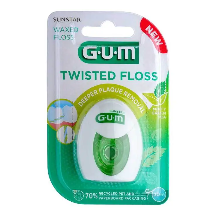 Gleich Bestellen GUM Twisted Floss waxed Zahnseide 50 m, 1 St