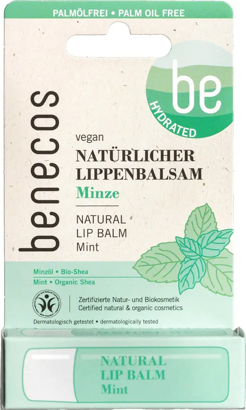 benecos Natural Lip Balm Minze 10 x 1 Stück Nur Für Kurze Zeit