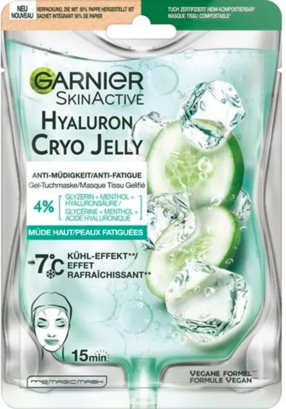 SkinActive Hyaluron Cryo Jelly Tuchmaske Kostenloser Versand