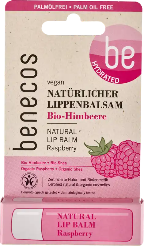 Jetzt Zugreifen benecos Natural Lip Balm Himbeere 10 x 1 Stück